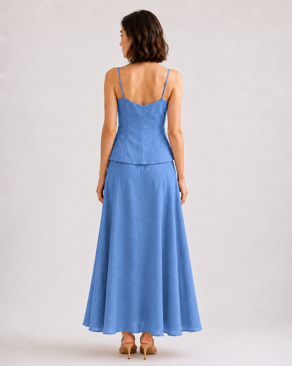 Hook-Closure Midi Dress