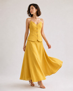 Hook-Closure Midi Dress