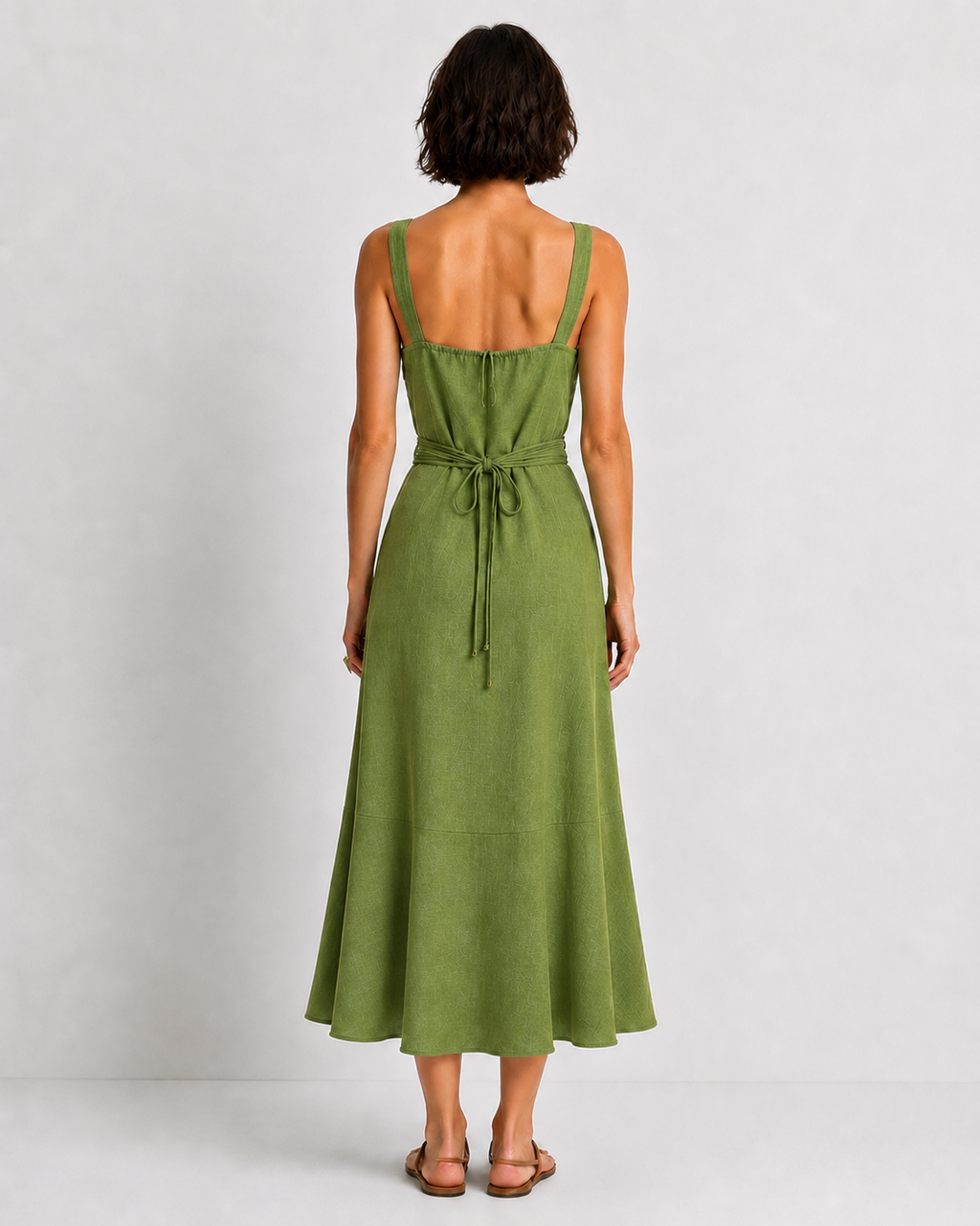 Shell Buckle Dress