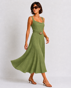 Shell Buckle Dress