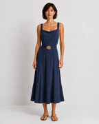 Shell Buckle Dress