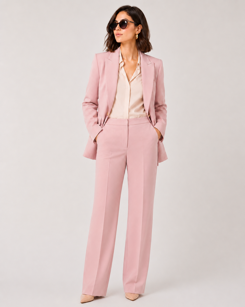 Single Button Tailored Blazer