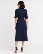 Belted Safari Shirt Dress