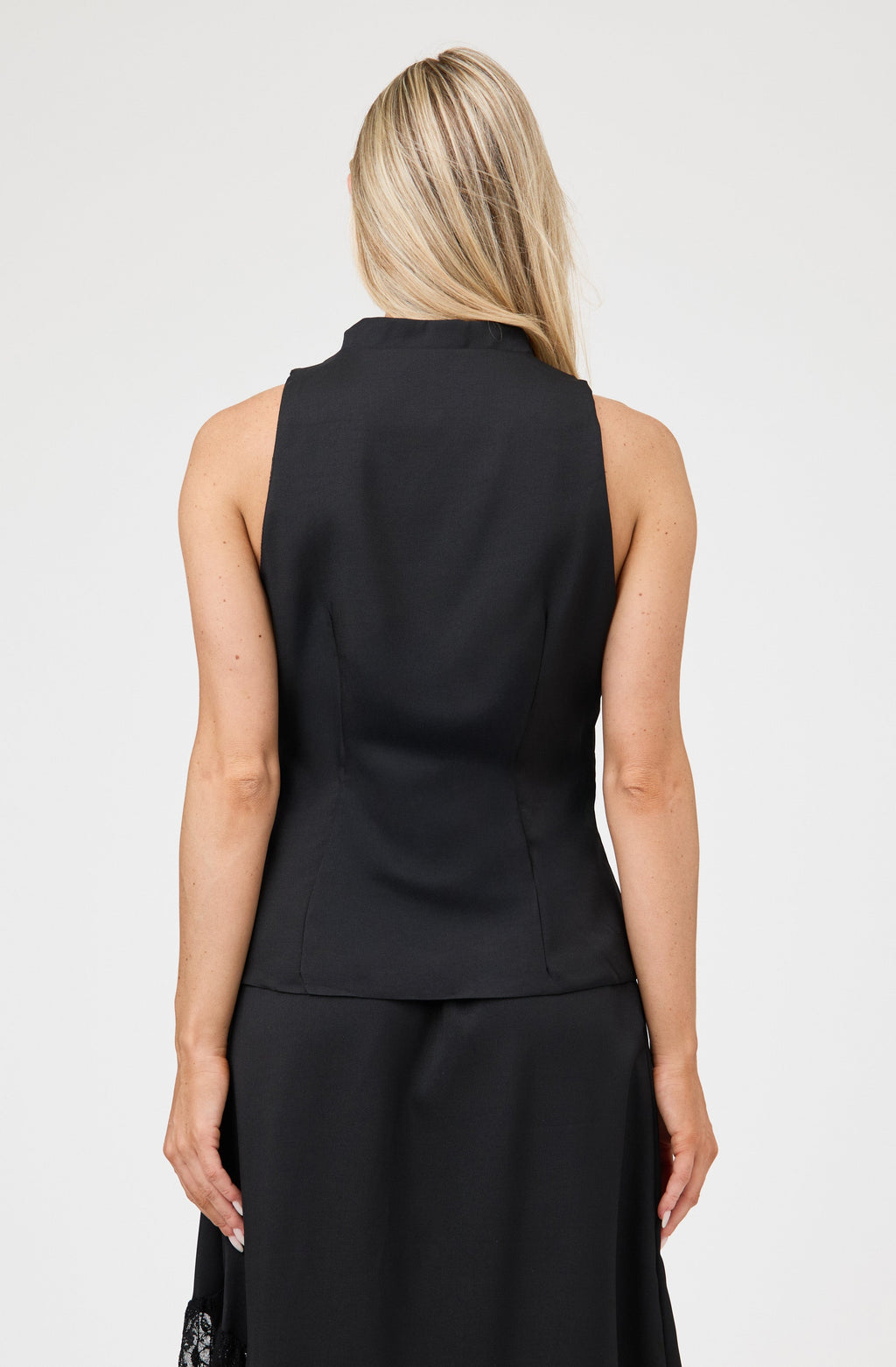 Tailored Button Vest