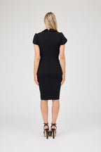 Blazer Wrap Midi Dress
